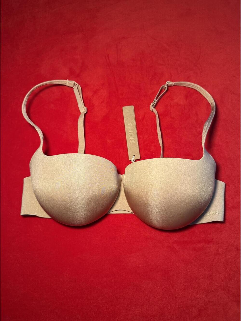Skims Ultimate Push-Up Balconette Bra Color Clay Size 30A